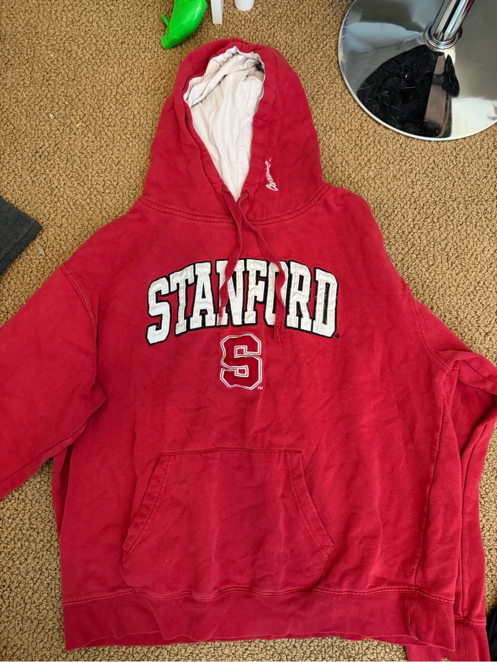 Stadium Athletics Red Stanford Pullover Hoodie